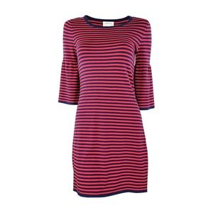Sail to Sable Bell Sleeve Striped Sweater Dress XS